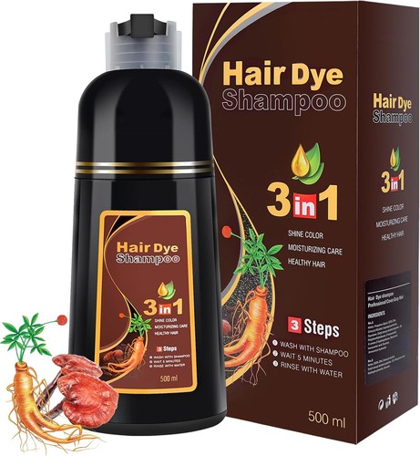 Black hair dye - hair, shampoo