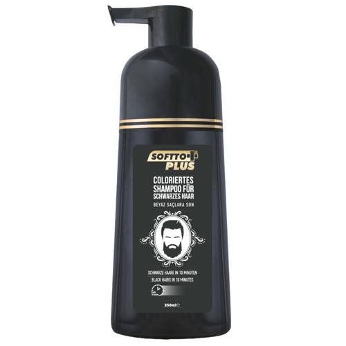 Softto plus black hair shampoo - plus,