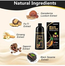 Black Hair Dye Shampoo for