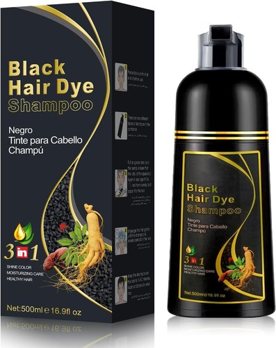 Black hair shampoo - black, 3