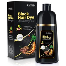 Black Hair Dye Shampoo 3 in 1