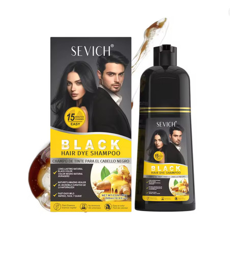 Instant black hair dye - 3,