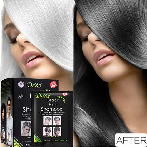 10x black hair shampoo - 10x,