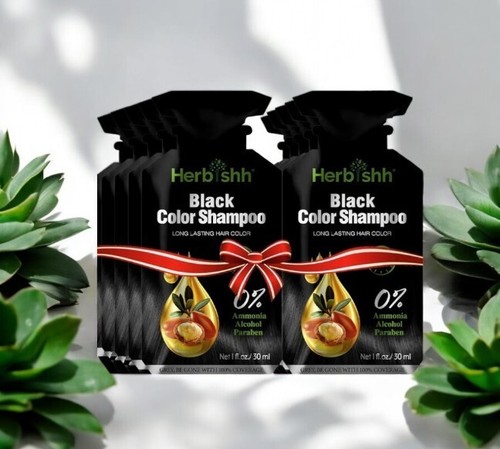 Black hair shampoo ammonia - black,