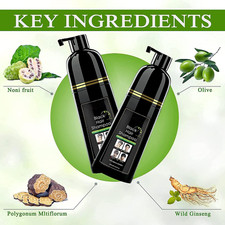 400Ml Black Hair Shampoo for