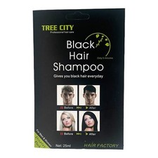 Black hair shampoo 25ml single